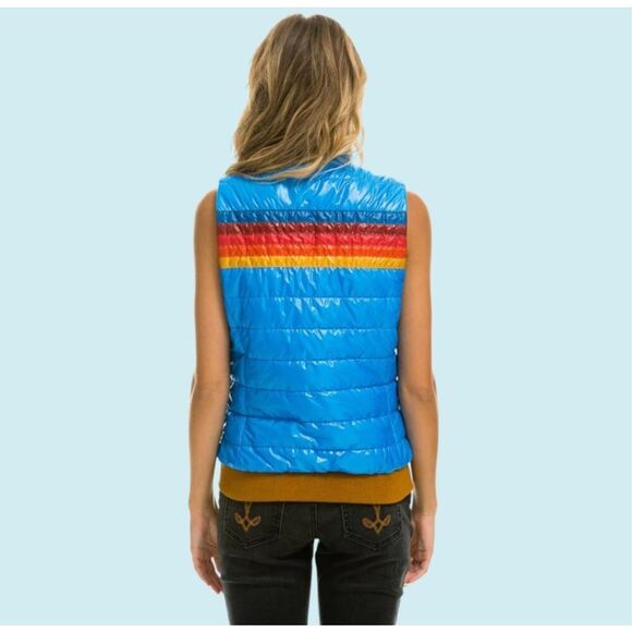 NWT WOMEN'S 5 STRIPE VEST in SNORKEL BLUE Size Large - Picture 3 of 13
